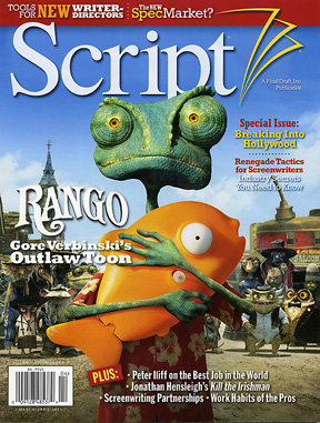 Script magazine cover