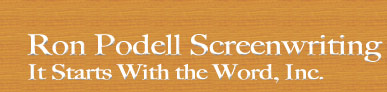 Ron Podell Screenwrting logo